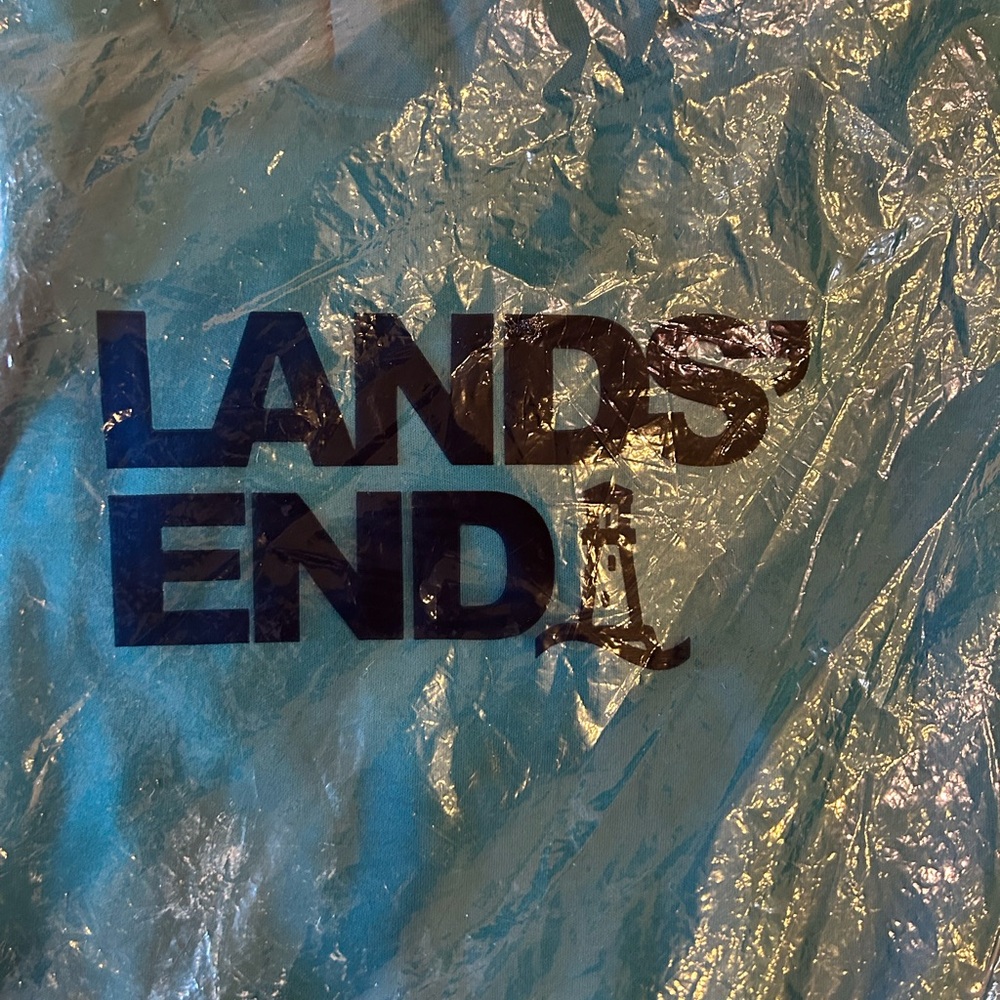 Lands' End Mock Neck Long Sleeve Tee